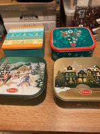 4 kerstblikken dozen van Delacre de 4 stuks voor 2 euro, Enlèvement, Comme neuf