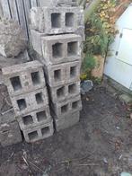 betonblokken , volle en holle - gratis, Ophalen, Gebruikt, Beton