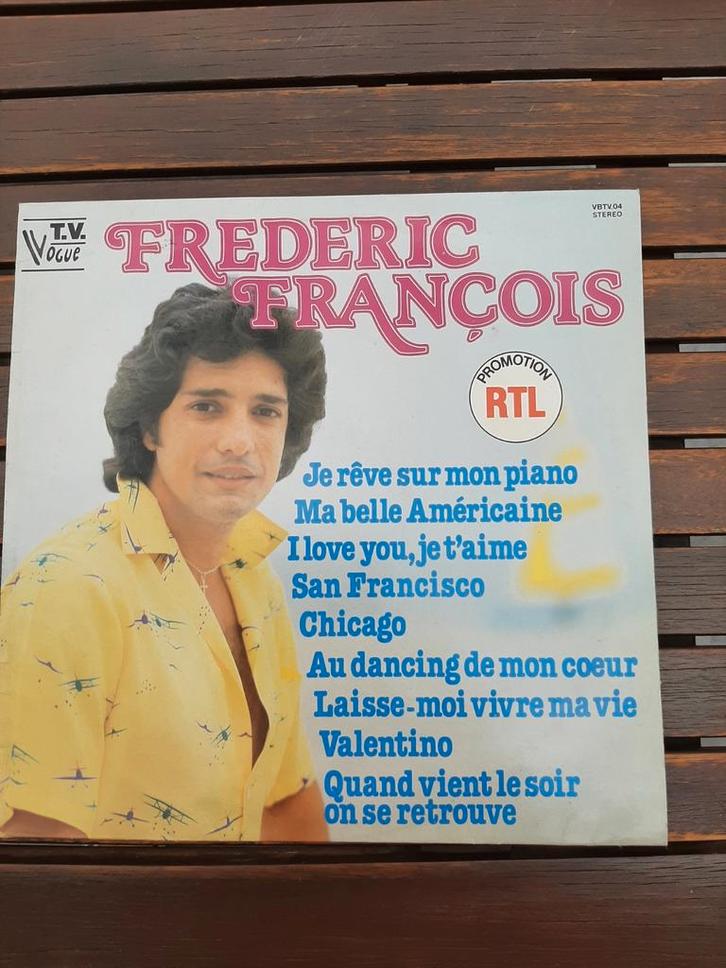 1 33 toeren plaat en 2 45 toeren platen Frédéric François, Cd's en Dvd's, Vinyl | Verzamelalbums, Zo goed als nieuw, Ophalen of Verzenden