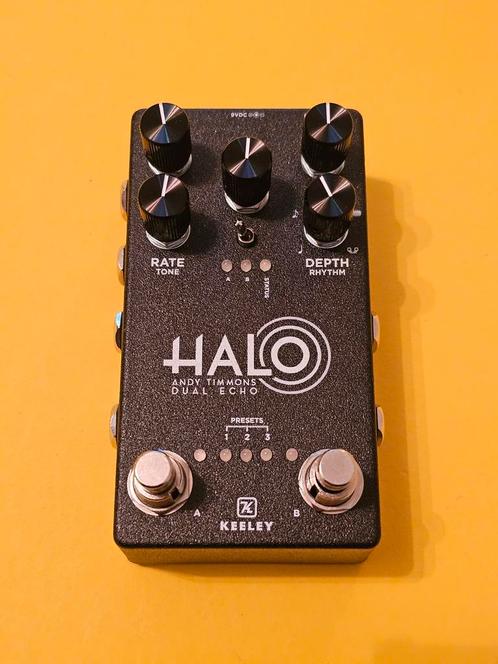 Keeley Halo Andy Timmons Signature Dual Echo, Muziek en Instrumenten, Effecten, Zo goed als nieuw, Reverb, Ophalen of Verzenden