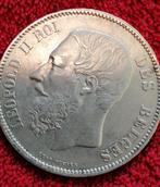 Zilveren munt 5 BF  -  1868, Verzamelen, Retro, Ophalen of Verzenden, Overige typen