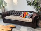 Echt leren zetel, Huis en Inrichting, Ophalen, Zo goed als nieuw, Leer
