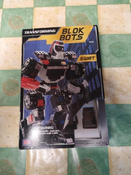 megabloks blok bots transforming robot "swat" nr 9332, Kinderen en Baby's, Speelgoed | Educatief en Creatief, Zo goed als nieuw