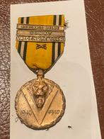 Lot 9 medaille: Ardennes Belge - Vinkt - la dendre 1940, Verzamelen, Militaria | Algemeen, Ophalen of Verzenden
