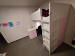 Hoogslaper met bureau en kastruimte, Kinderen en Baby's, Kinderkamer | Stapelbedden en Hoogslapers, Ophalen, Zo goed als nieuw