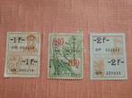 3 oude Belgische belastingzegels., Postzegels en Munten, Ophalen of Verzenden