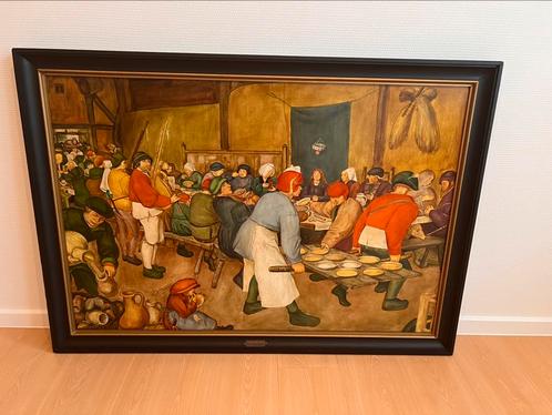 Pieter Breugel de Oude - De Boerenbruiloft 1967, Antiek en Kunst, Kunst | Schilderijen | Klassiek, Ophalen