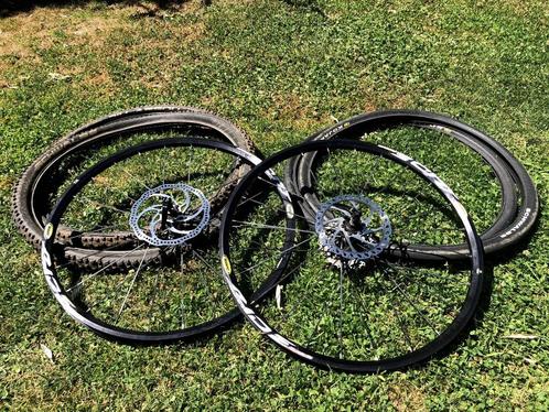 26inch mtb wielen Mavic Crossride, Fietsen en Brommers, Fietsonderdelen, Gebruikt, Mountainbike, Wiel, Ophalen