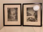 Set van 2 Etsen Em De Cooman, Antiek en Kunst, Ophalen
