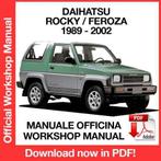 DAIHATSU - SERVICE REPAIR WORKSHOP MANUALS - PDF DOWNLOAD, Enlèvement ou Envoi