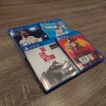 PS4-games The Evil Within + Red Dead Redemption II