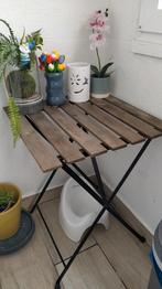 Petite table pliable, Jardin & Terrasse, Enlèvement, Utilisé, Carré, Bois