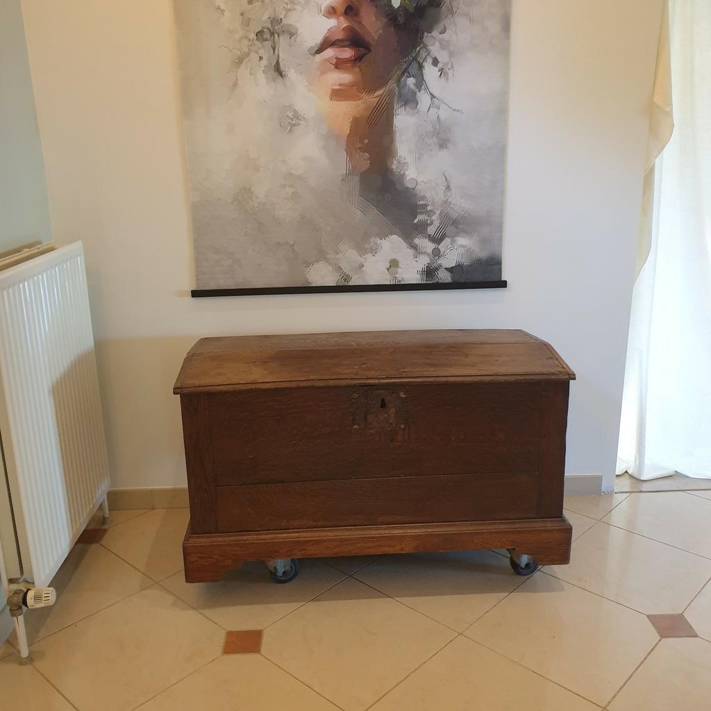 Lit Ancien En Chêne Massif 115x200 Cm - Lit 1 Place Authentique