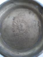 4 stuks maatbeker beschikbaar in tin met stempel op onderaan, Antiek en Kunst, Antiek | Tin, Ophalen