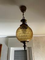 Hanglamp van geel glas, Verre, Enlèvement, Utilisé, Retro