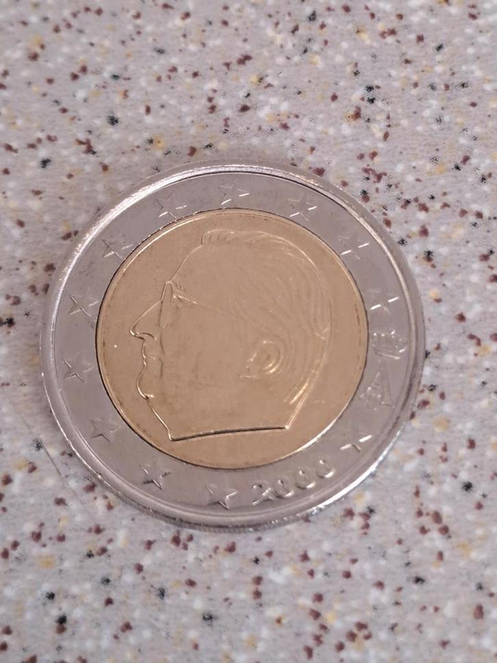 Nog zeer mooie 2 euromunt België 2000, Postzegels en Munten, Munten | Europa | Euromunten, België, Ophalen of Verzenden