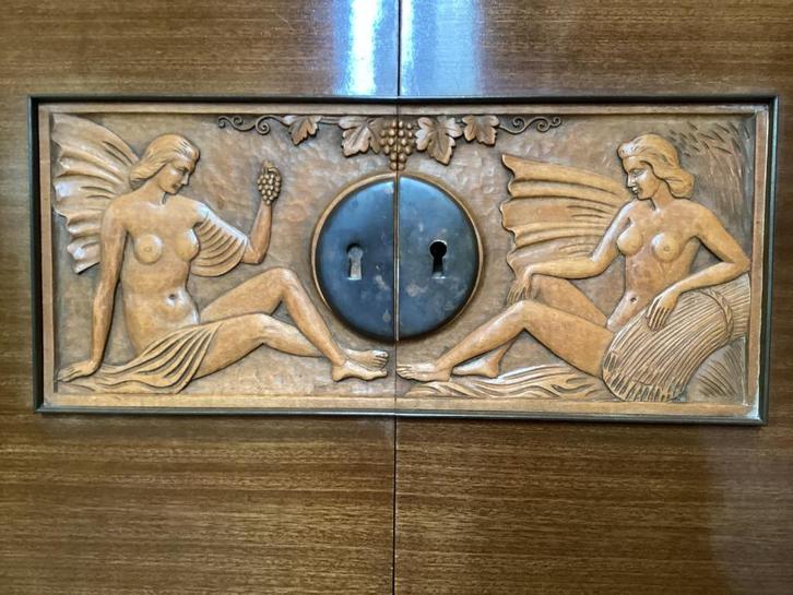 Gaston Poisson Art Deco dressoir dressoir, Huis en Inrichting, Kasten | Dressoirs, Ophalen