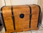 Koffer in hout oude L 76 cm x H 57 cm x B 45 cm, Enlèvement