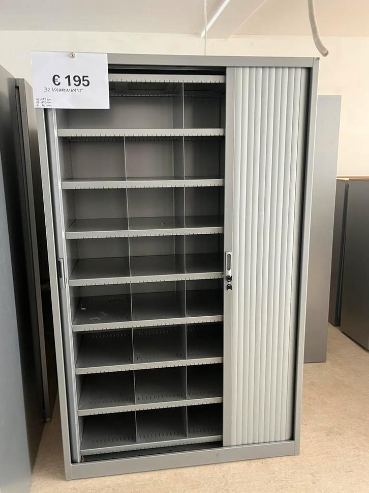32 Vakkenkasten/roldeur en andere kasten!, Huis en Inrichting, Kasten | Computermeubels, Zo goed als nieuw, Ophalen
