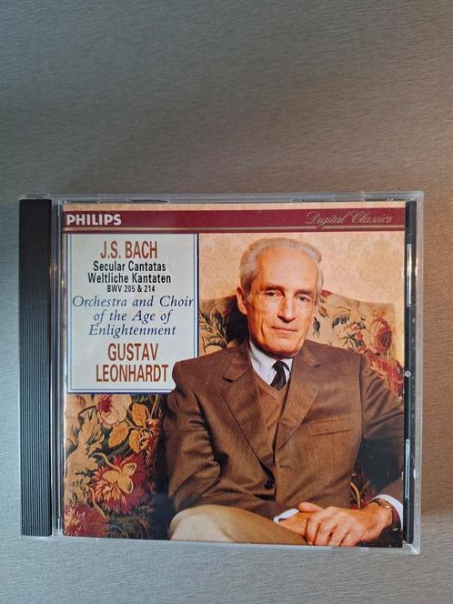 Cd. J.S. Bach. Secular Cantatas. (Philips)., Cd's en Dvd's, Cd's | Klassiek, Zo goed als nieuw, Ophalen of Verzenden