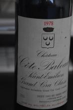Château Côte de Baleau Saint-Emilion Grand Cru Classé 1978, Ophalen, Frankrijk, Nieuw, Rode wijn
