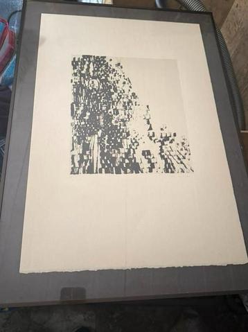 Lithographie originale Vieira da Silva –33/100 – signée beschikbaar voor biedingen