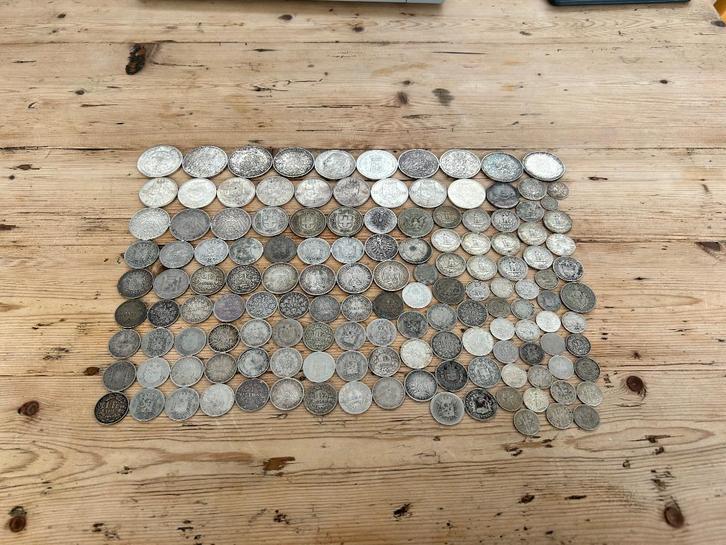 1Kg netto zilveren munten (1,169kg bruto), Postzegels en Munten, Munten | Europa | Niet-Euromunten, Losse munt, België, Zilver
