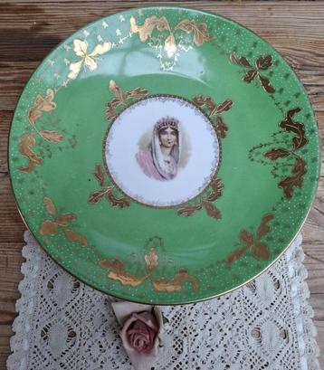Groot oud wandbord Napoleons eerste vrouw Joséphine  beschikbaar voor biedingen