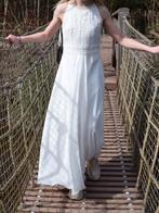 Wit lang kleed , Linea Raffaelli, maat 152, Ophalen, Meisje, Nieuw, Jurk of Rok