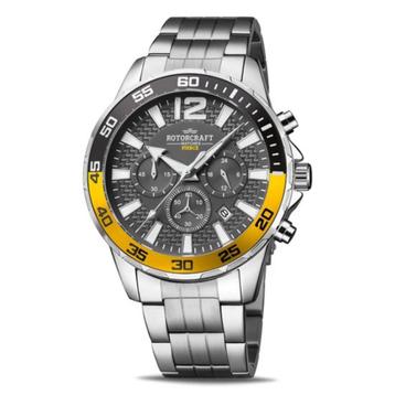 MONTRE ROTORCRAFT FIERCE, Autres marques, Enlèvement ou Envoi, Autres matériaux, Acier