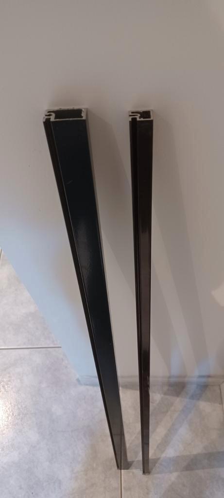 vliegendeur/raam/ alu profielen, Doe-het-zelf en Bouw, Raamkozijnen en Schuifdeuren, Zo goed als nieuw, Aluminium, Ophalen