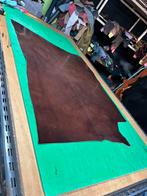 Cognac bruin patina-vintage tuigleer 2-2,5 mm dikte soepel, Enlèvement ou Envoi, Brun