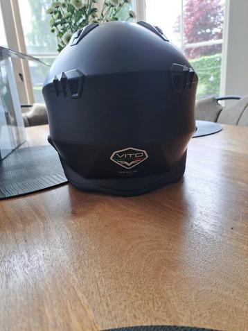 Nieuwe Vito Bruzano helm mat zwart maat M  beschikbaar voor biedingen