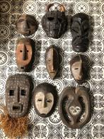 Lot 3 - 9 masques ancien congo - Afrique ouest, Enlèvement ou Envoi