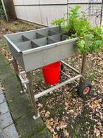 Inox Verplaatsbare 8 kruiden bak, Jardin & Terrasse, Plantes | Jardin, Enlèvement, Herbes