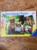 Puzzel Ravensburger 3x49 stuks, Kinderen en Baby's, Ophalen of Verzenden, 10 tot 50 stukjes, Gebruikt, 4 tot 6 jaar