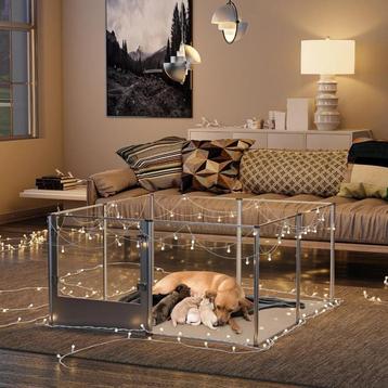 Honden Hek Kennel - Clear Box - Indoor- bench, Dieren en Toebehoren