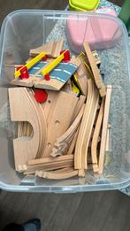 Houten trein set, Kinderen en Baby's, Speelgoed | Houten speelgoed, Ophalen
