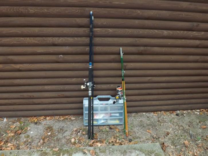 set visgerief voor op de boot, Watersport en Boten, Hengelsport | Zeevissen, Gebruikt, Complete set, Ophalen