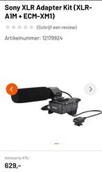 ***Sony XLR Adapter kit*** (XLR A1M+ECM -XM1), Ophalen of Verzenden, Zo goed als nieuw