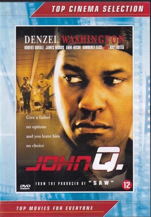 John Q. (2002) Denzel Washington - Robert Duvall, CD & DVD, DVD | Thrillers & Policiers, Comme neuf, Thriller d'action, À partir de 12 ans