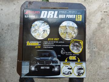 Led DRL Dagrijverlichting 12volt auto -24 volt truck