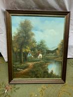 Schilderij met kader, Ophalen of Verzenden