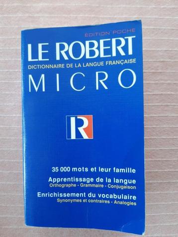Frans woordenboek Le Robert Micro, édition poche, 1998, 