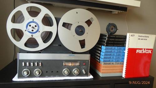 Revox bandopnemer A77, TV, Hi-fi & Vidéo, Enregistreurs audio, Magnétophone, Avec bandes, Enlèvement