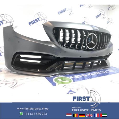 C205 C63 AMG FACELIFT VOORBUMPER COMPLEET Mercedes C Klasse, Auto-onderdelen, Carrosserie, Bumper, Mercedes-Benz, Voor, Gebruikt
