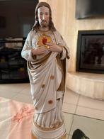 Religieus beeld Heilig Hart Jezus – biscuitporselein, Ophalen