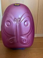 Vlinderkoffer Samsonite, Ophalen, Wieltjes