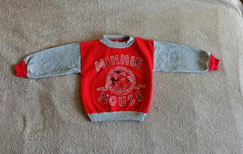 Trui - Sweater - Rood - Minnie Mouse - 104 - 4 jaar - €3, Enfants & Bébés, Vêtements enfant | Taille 104, Utilisé, Garçon ou Fille