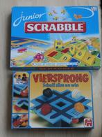 Scrabble Junior + Viersprong, Jumbo, Comme neuf, Enlèvement ou Envoi, Trois ou quatre joueurs